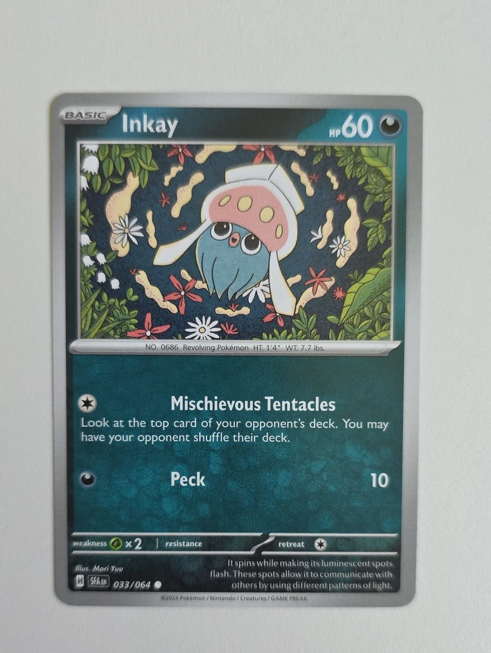 Pokemon Inkay And Malamar Trading Cards